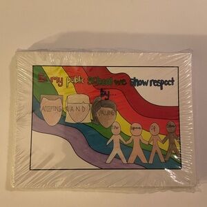15 Original Design Notecards w Env “ Show Respect” Inclusivity